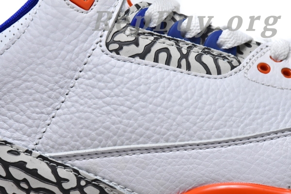 Top Version Air Jordan 3 Retro Knicks 136064-148 - 图片 12