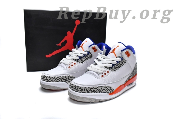 Top Version Air Jordan 3 Retro Knicks 136064-148 - 图片 18