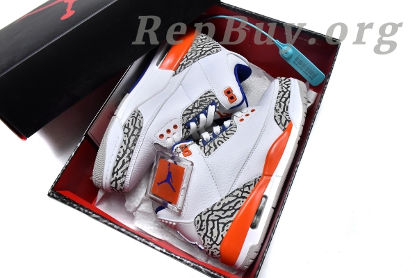 Top Version Air Jordan 3 Retro Knicks 136064-148 - 图片 17