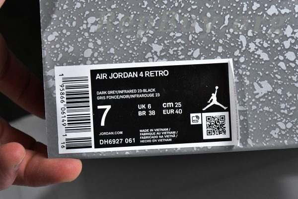 【High-quality Clearance Sale】Top Version Air Jordan 4 Retro Infrared  DH6927-061 - 图片 22