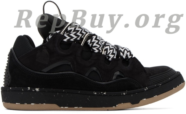 Lanvin Curb Sneaker Black Brown PB250310 - 图片 2