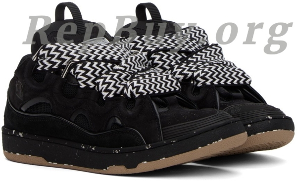Lanvin Curb Sneaker Black Brown PB250310 - 图片 5