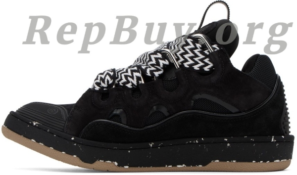 Lanvin Curb Sneaker Black Brown PB250310
