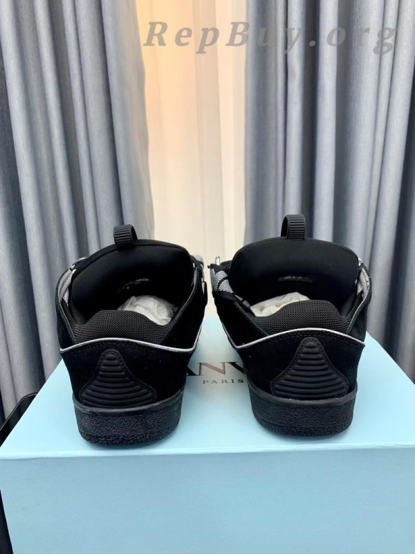 Lanvin Curb Sneaker Black Grey FM-SKRK11-REFL-P2210 PB111901 - 图片 6