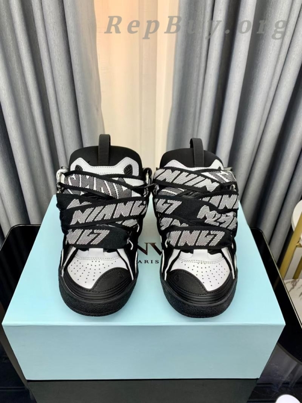 Lanvin Curb Sneaker Black Grey FM-SKRK11-REFL-P2210 PB111901 - 图片 2