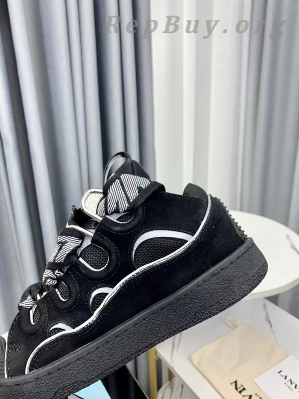 Lanvin Curb Sneaker Black Grey FM-SKRK11-REFL-P2210 PB111901 - 图片 7