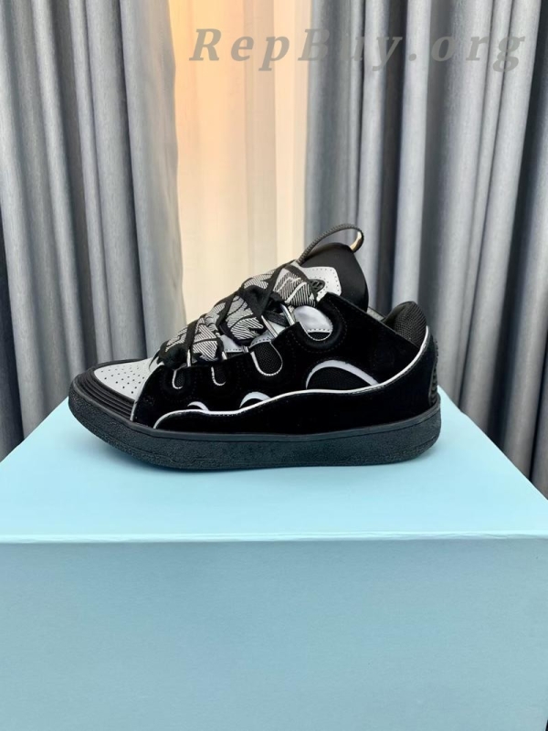 Lanvin Curb Sneaker Black Grey FM-SKRK11-REFL-P2210 PB111901 - 图片 3