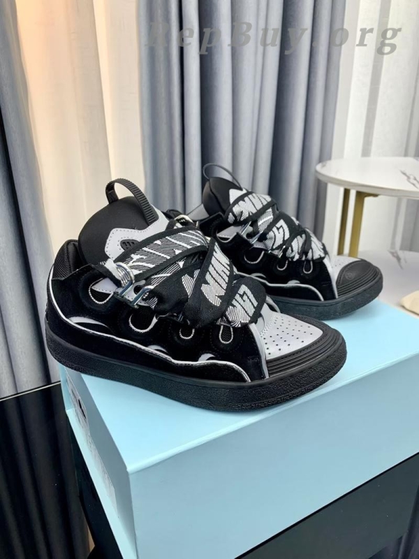 Lanvin Curb Sneaker Black Grey FM-SKRK11-REFL-P2210 PB111901 - 图片 11