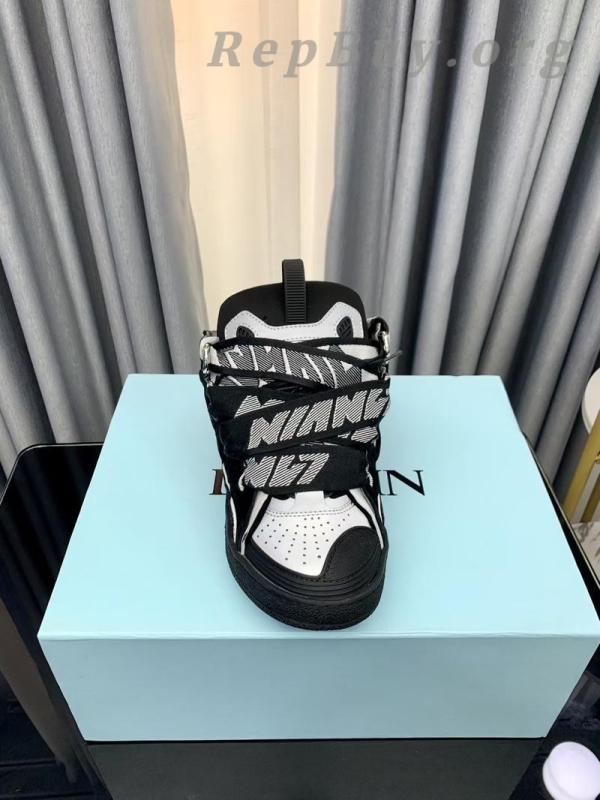 Lanvin Curb Sneaker Black Grey FM-SKRK11-REFL-P2210 PB111901 - 图片 9