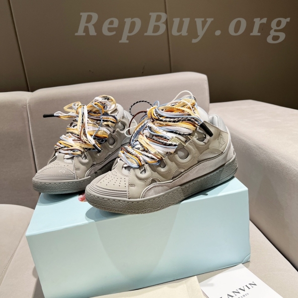 Lanvin Curb Sneaker Grey Grey PB FMSKRK11DRALH22 - 图片 4