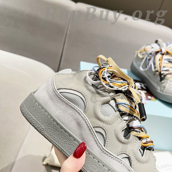 Lanvin Curb Sneaker Grey Grey PB FMSKRK11DRALH22 - 图片 6
