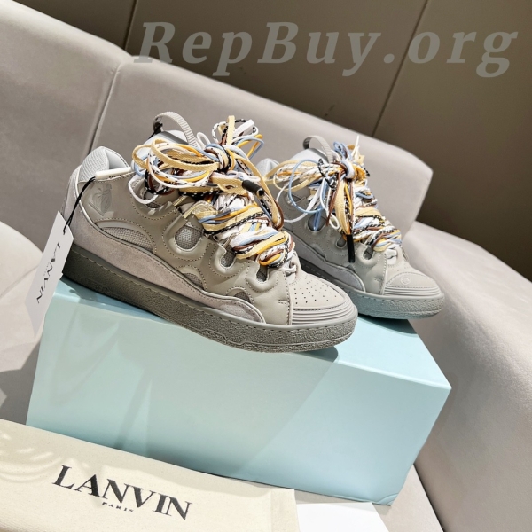 Lanvin Curb Sneaker Grey Grey PB FMSKRK11DRALH22 - 图片 9
