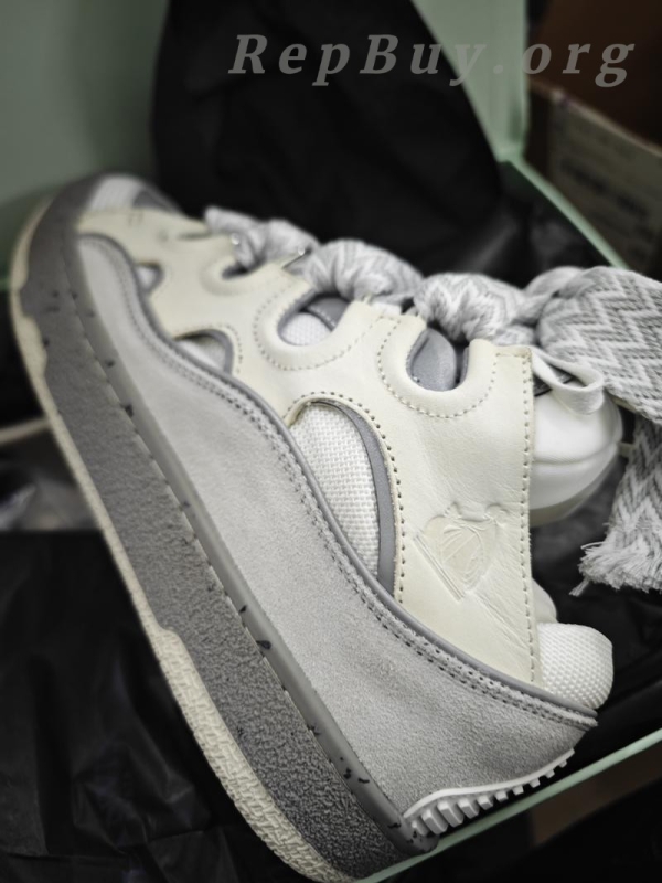 Lanvin Curb Sneaker White Grey Pale PB250110 FW SKDK02 DOTS P23 - 图片 9
