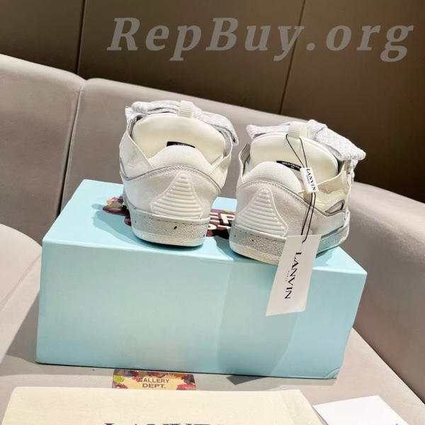 Lanvin Curb Sneaker White Grey Pale PB250110 FW SKDK02 DOTS P23 - 图片 6