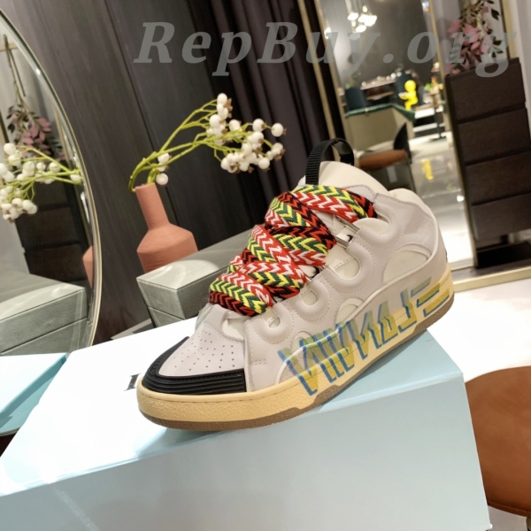Lanvin Curb Sneaker White White Print PB 250307 - 图片 7