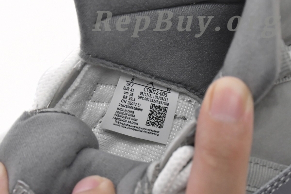 Top Version  Air Jordan 11 Retro Cool Grey (2021) CT8012-005 - Image 12