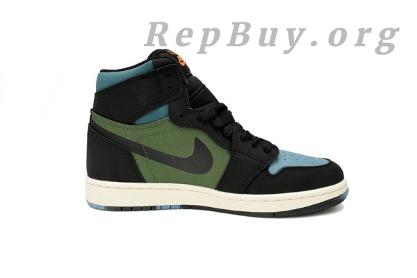 Top Version Air Jordan 1 High Element GORE-TEX "Black/Olive" DB2889-003 - Image 5