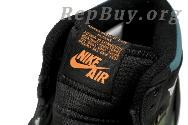 Top Version Air Jordan 1 High Element GORE-TEX "Black/Olive" DB2889-003 - Image 9