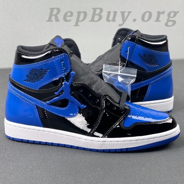 Top Version Air Jordan 1 High OG "Patent Royal" 555088-404 - Image 3