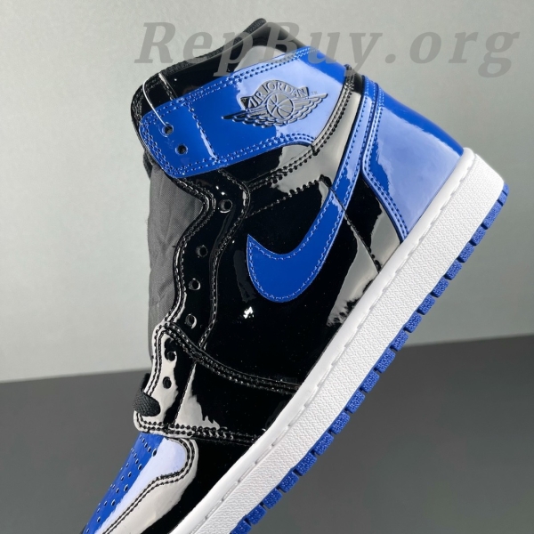 Top Version Air Jordan 1 High OG "Patent Royal" 555088-404 - Image 5