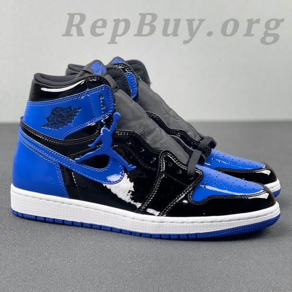 Top Version Air Jordan 1 High OG "Patent Royal" 555088-404 - Image 2
