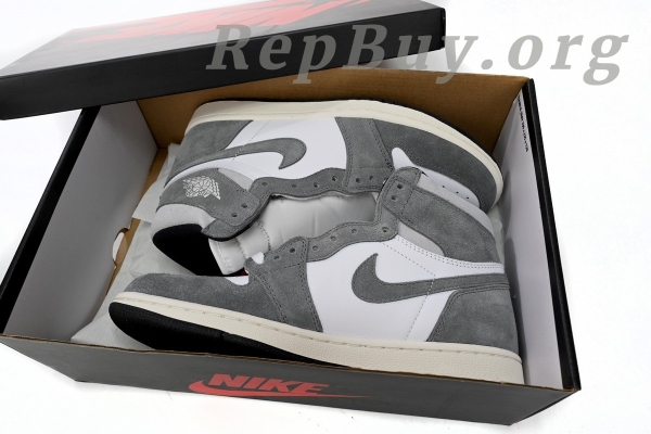Top Version Air Jordan 1 High OG “Washed Heritage”Wash Black DZ5485-051 - Image 14