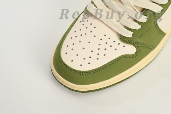 Top Version Air Jordan 1 High OG Craft Celadon FB9934-300 - Image 6