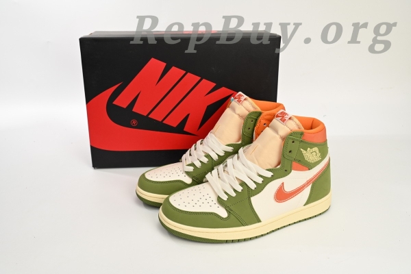 Top Version Air Jordan 1 High OG Craft Celadon FB9934-300 - Image 15