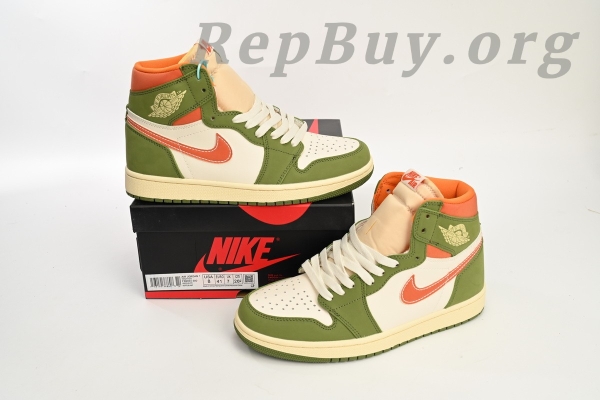 Top Version Air Jordan 1 High OG Craft Celadon FB9934-300 - Image 14