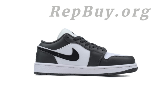 Top Version Air Jordan 1 Low 'Iron Grey' 553558-152 - Image 2
