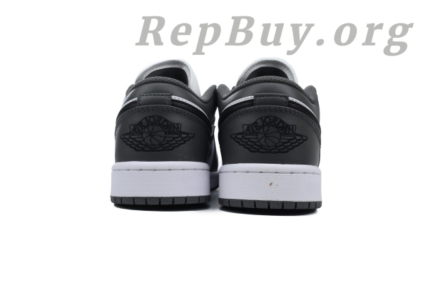 Top Version Air Jordan 1 Low 'Iron Grey' 553558-152 - Image 3