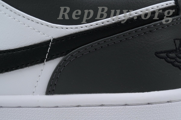 Top Version Air Jordan 1 Low 'Iron Grey' 553558-152 - Image 5