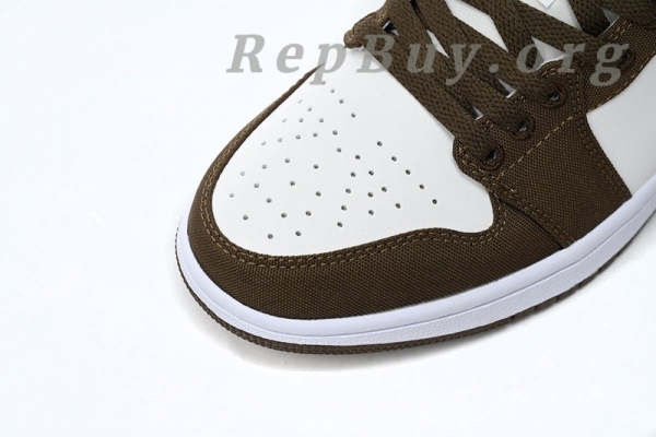 Top Version Air Jordan 1 Low “Mocha Toe” DV0426-301 - 图片 6
