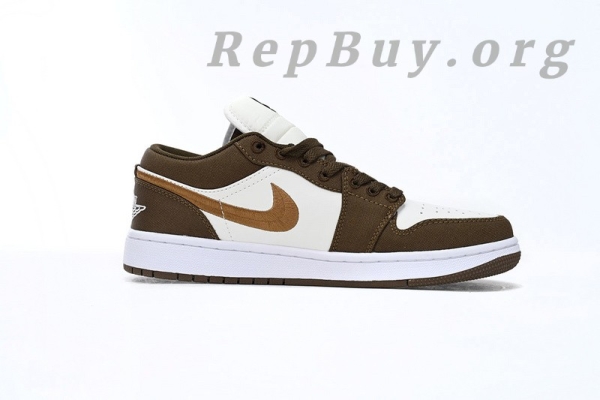 Top Version Air Jordan 1 Low “Mocha Toe” DV0426-301 - 图片 3