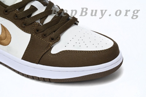 Top Version Air Jordan 1 Low “Mocha Toe” DV0426-301 - 图片 8
