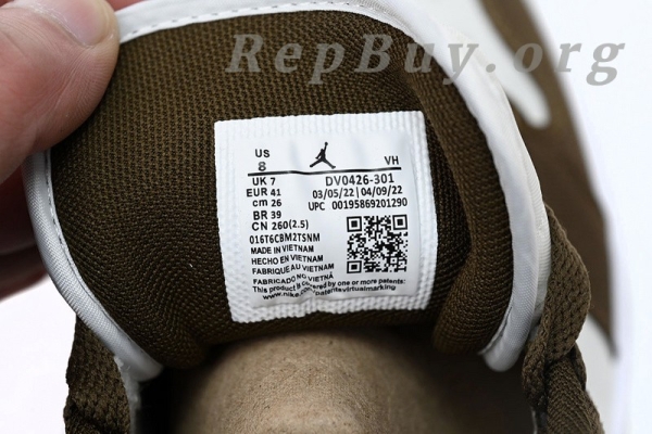 Top Version Air Jordan 1 Low “Mocha Toe” DV0426-301 - 图片 10