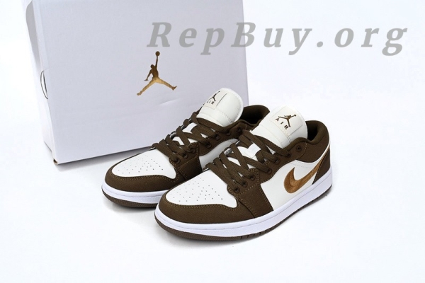 Top Version Air Jordan 1 Low “Mocha Toe” DV0426-301 - 图片 15