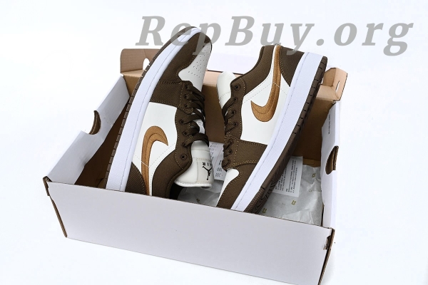 Top Version Air Jordan 1 Low “Mocha Toe” DV0426-301 - 图片 16