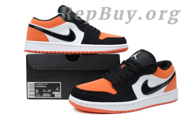 Top Version Air Jordan 1 Low 'Shattered Backboard' 553558-128 - 图片 10