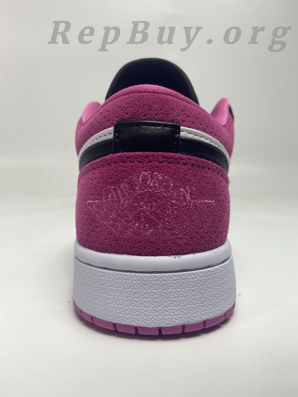 Top Version Air Jordan 1 Low Black Active Fuchsia CK3022-005 - Image 3