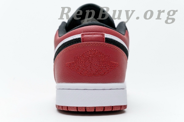 Top Version Air Jordan 1 Low Black Toe (GS) 553560-116 - Image 11