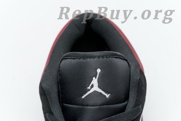 Top Version Air Jordan 1 Low Black Toe (GS) 553560-116 - Image 15