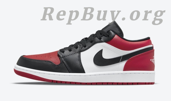 Top Version Air Jordan 1 Low Bred Toe 553558-612