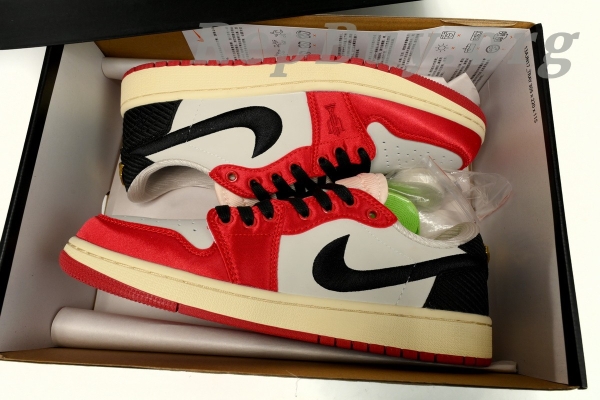 Top Version Air Jordan 1 Retro Low OG Trophy Room Away FN0432-100 - 图片 14