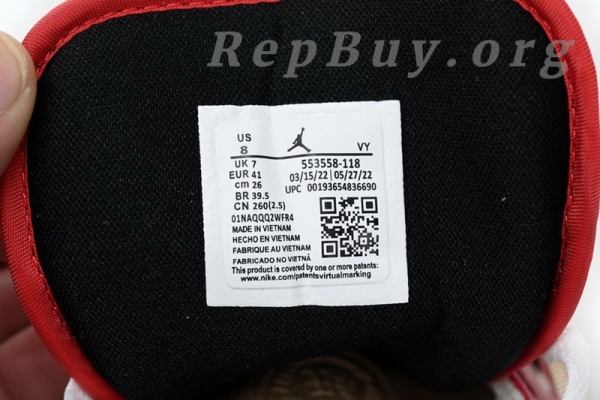 Top Version Air Jordan 1 Low Chicago Bandage 3558-118 - 图片 7