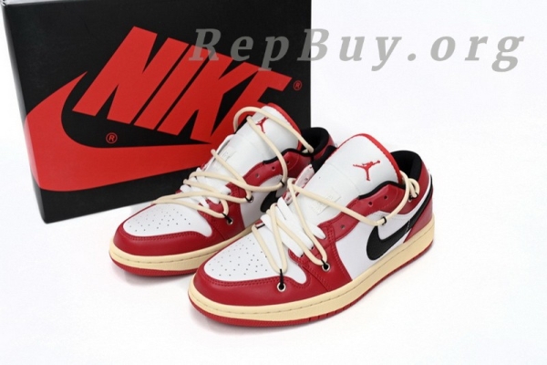 Top Version Air Jordan 1 Low Chicago Bandage 3558-118 - 图片 12