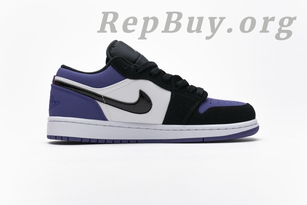 Top Version Air Jordan 1 Low Court Purple 553558-125 - 图片 3