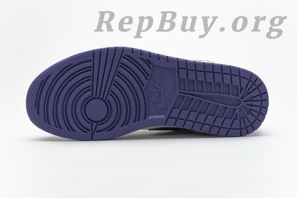 Top Version Air Jordan 1 Low Court Purple 553558-125 - 图片 4