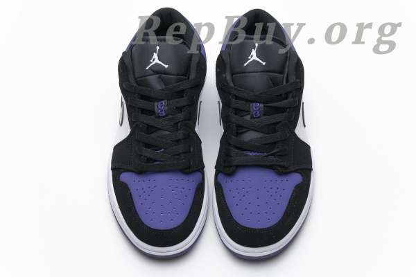 Top Version Air Jordan 1 Low Court Purple 553558-125 - 图片 7