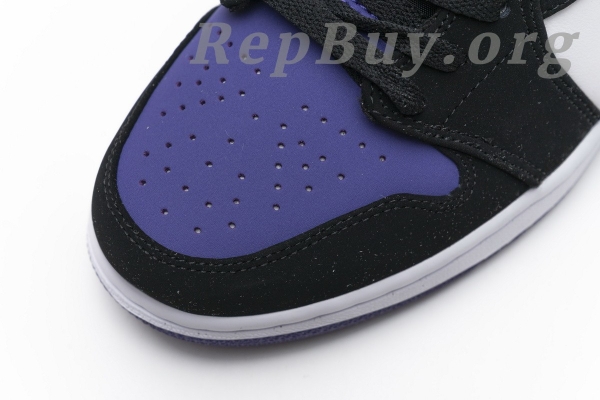 Top Version Air Jordan 1 Low Court Purple 553558-125 - 图片 15
